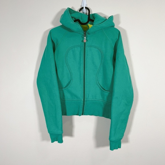 LULULEMON | SCUBA GREEN HOODIE JACKET